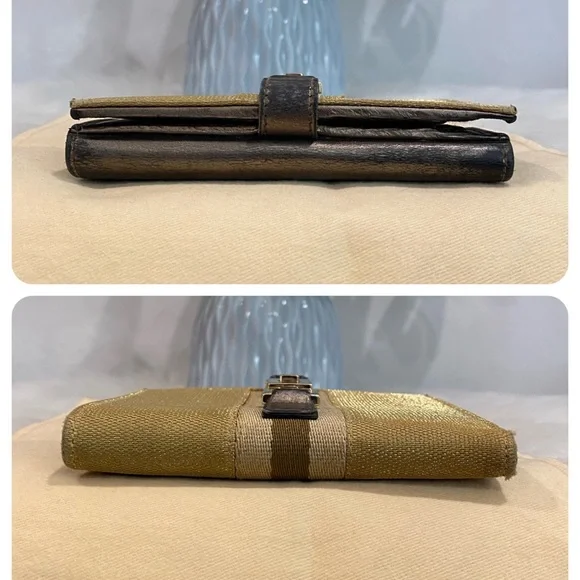 GUCCI Jackie Gold/Metallic Compact Wallet - Picture 13 of 15